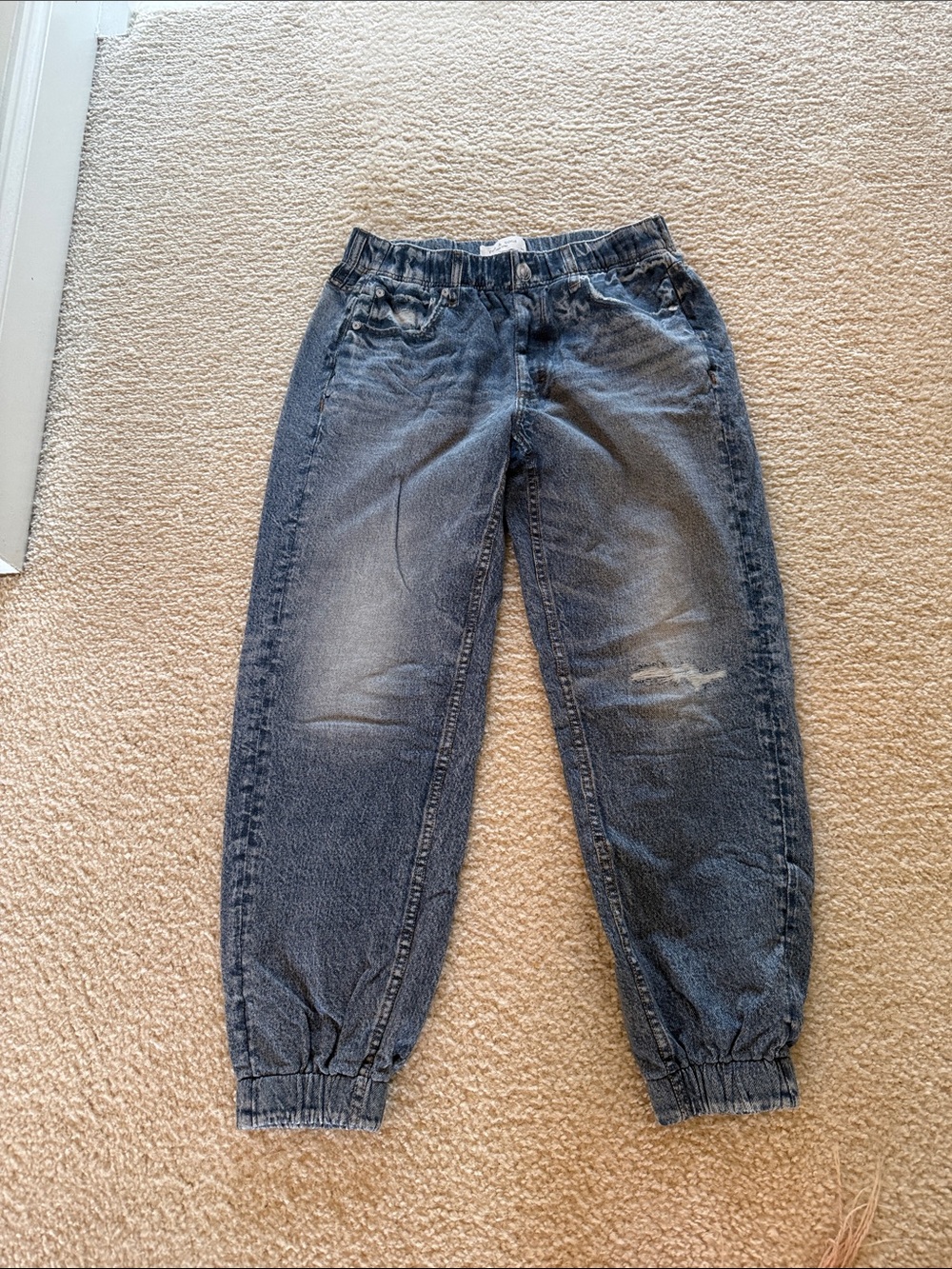 rag & bone Washed Black Jogger Jeans